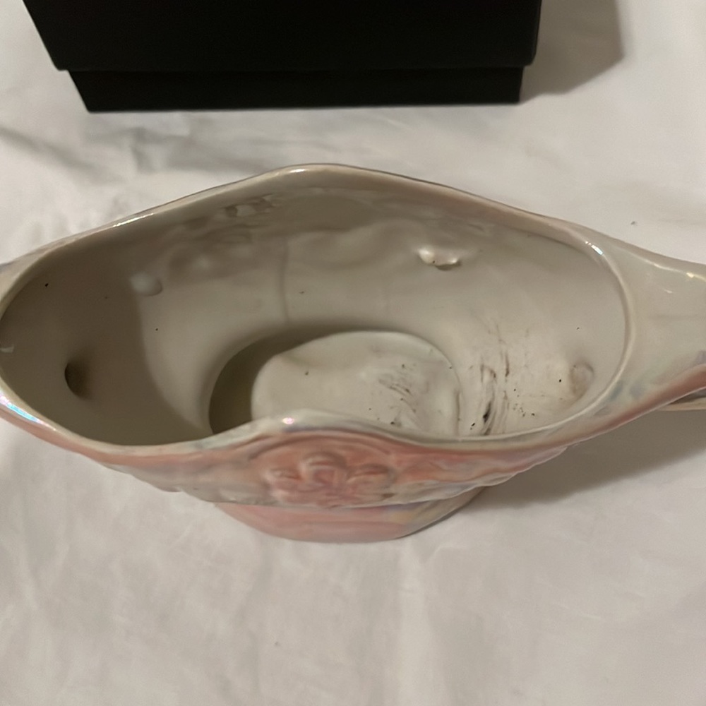 Lusterware small planter/container used/vintage - Picture 5 of 5